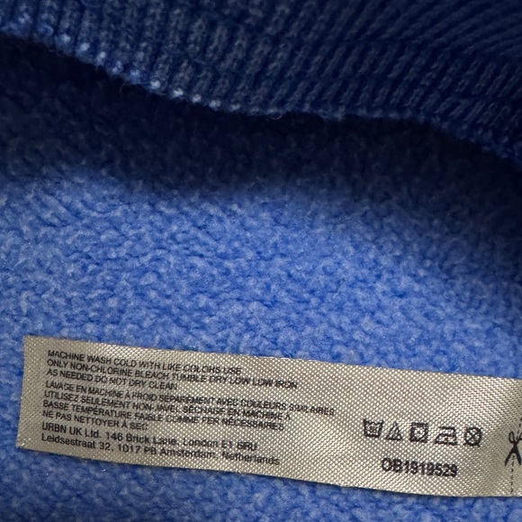 We the Free Free People Camden Cozy Super Oversized Sweatshirt In Blue - Picture 12 of 12